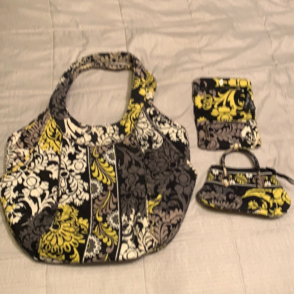 Vera Bradley Baroque Tote, Mini & Wallet
